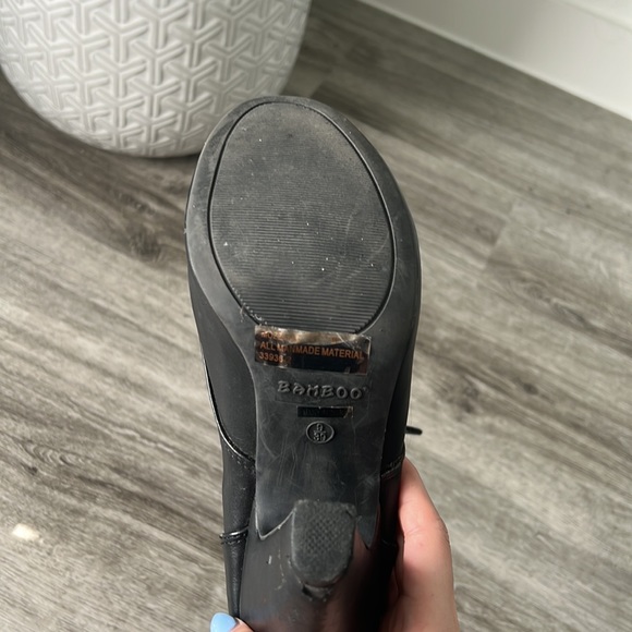 Black heel booties size 9 - Picture 15 of 15